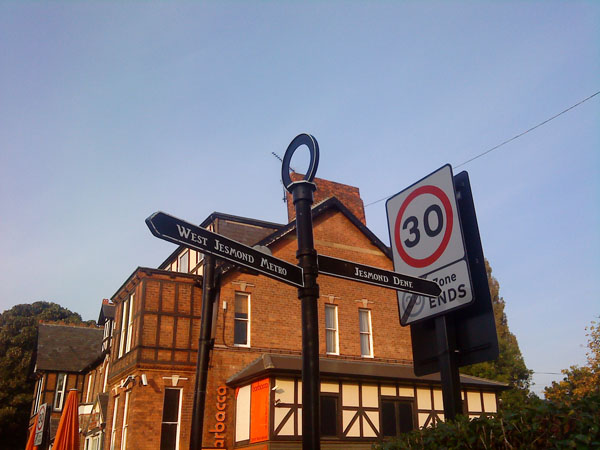 Jesmond Signposts, Newcastle, UK
